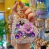 rhinestones heart makeup mirror w08010
